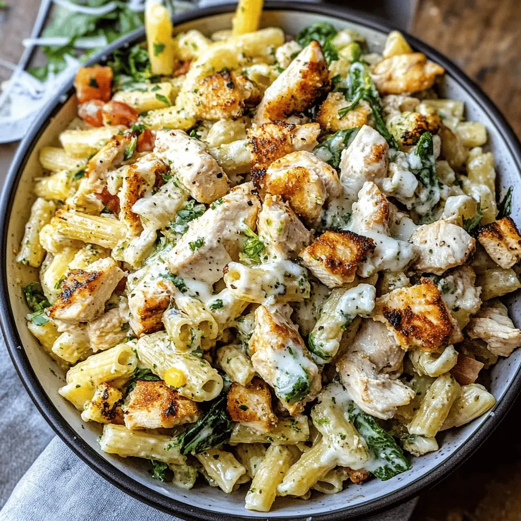 This quick and easy 20-minute Chicken Caesar Pasta Salad is perfect for busy weeknights or meal prep! Loaded with tender chicken, crisp romaine, and tossed in a creamy Caesar dressing, it’s a delicious twist on a classic. Perfect for picnics, lunches, or a light dinner. Save this recipe to whip up a fresh and flavorful meal anytime you need it!