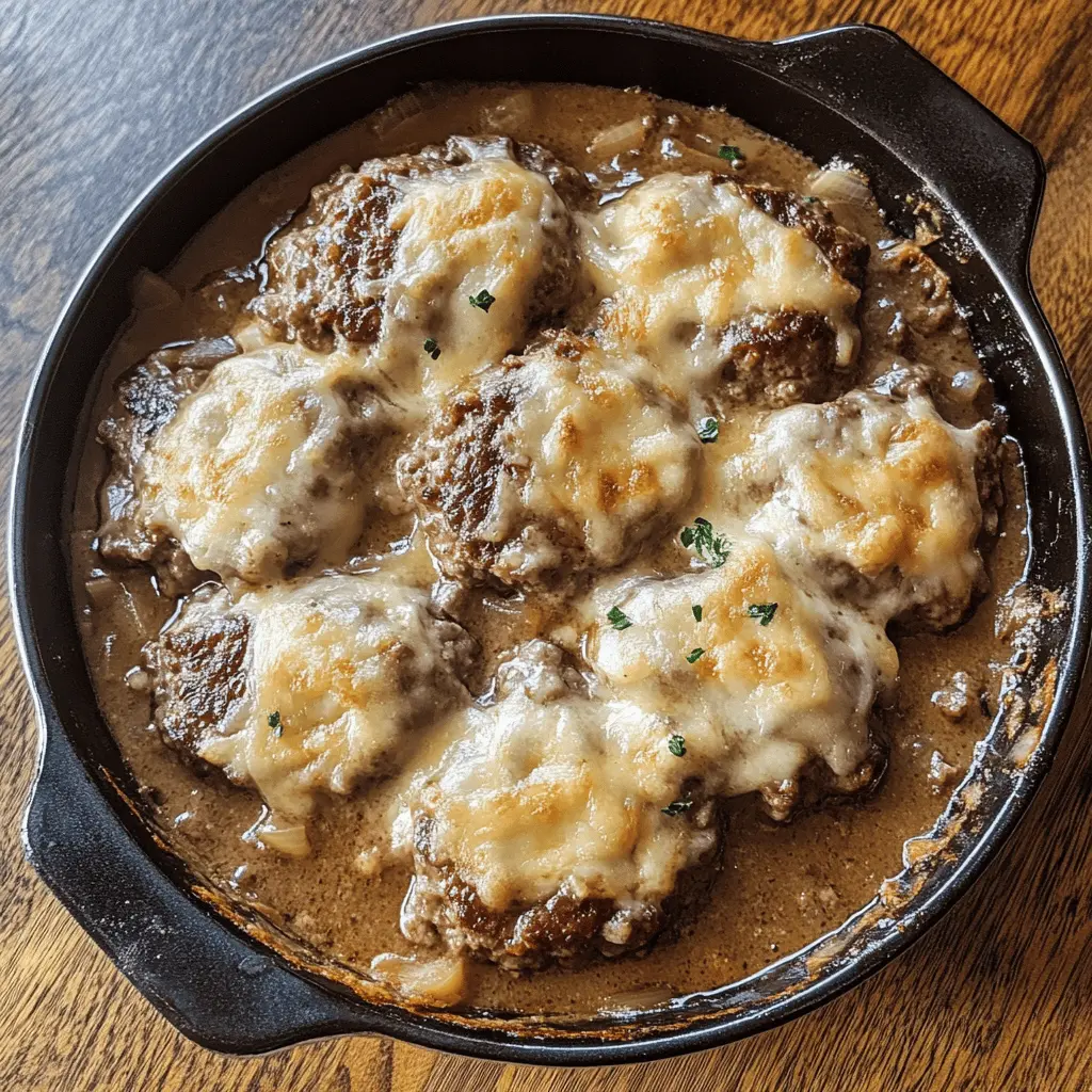 Satisfy your hunger with this comforting Amish Hamburger Steak Bake! Made with juicy ground beef, rich gravy, and hearty vegetables, it's a perfect all-in-one dinner solution. This recipe is not only delicious but also easy to prepare, making it ideal for busy weeknights or cozy family gatherings. Save this recipe for a warm, satisfying meal any night of the week!