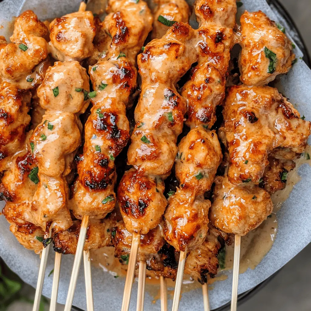 Spice up your dinner with these Bang Bang Chicken Skewers! Featuring juicy chicken marinated in a zesty sauce, these skewers bring a burst of flavor to your table. Perfect for parties, BBQs, or family dinners. Don’t forget to save this recipe for an easy and delicious meal idea that everyone will love!