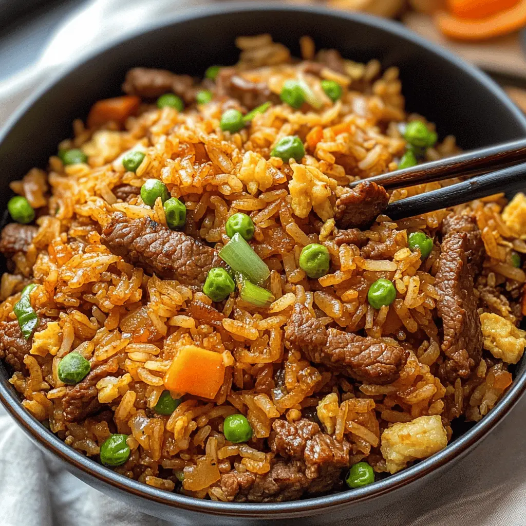 Easy Beef Fried Rice Recipe for Quick Dinners