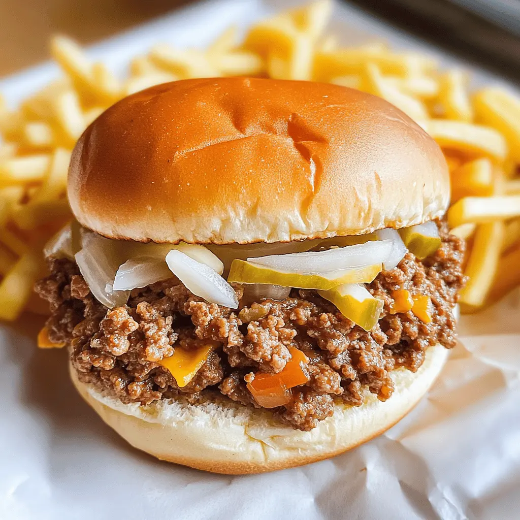 Transform your dinner with these Big Mac Sloppy Joes! Juicy ground beef meets classic Big Mac flavors like ketchup, mustard, and pickles, all piled high on soft buns. It’s the perfect blend of comfort food and fast-food nostalgia. Save this recipe for your next family meal or game day gathering! You won’t want to miss out on this easy and delicious dish!