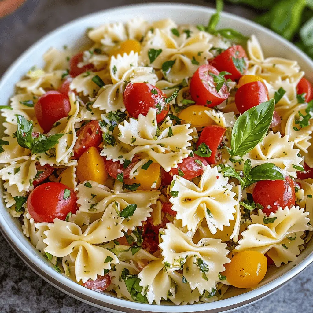 Easy Bow Tie Pasta Salad Recipe
