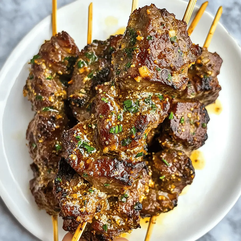 Juicy steak skewers with zesty Cajun spices and a rich garlic Parmesan twist! These Cajun Garlic Parmesan Air Fryer Steak Skewers are not only easy to make but also packed with flavor. Perfect for a summer barbecue or a quick weeknight dinner. Save this recipe now and impress your family and friends at your next gathering!