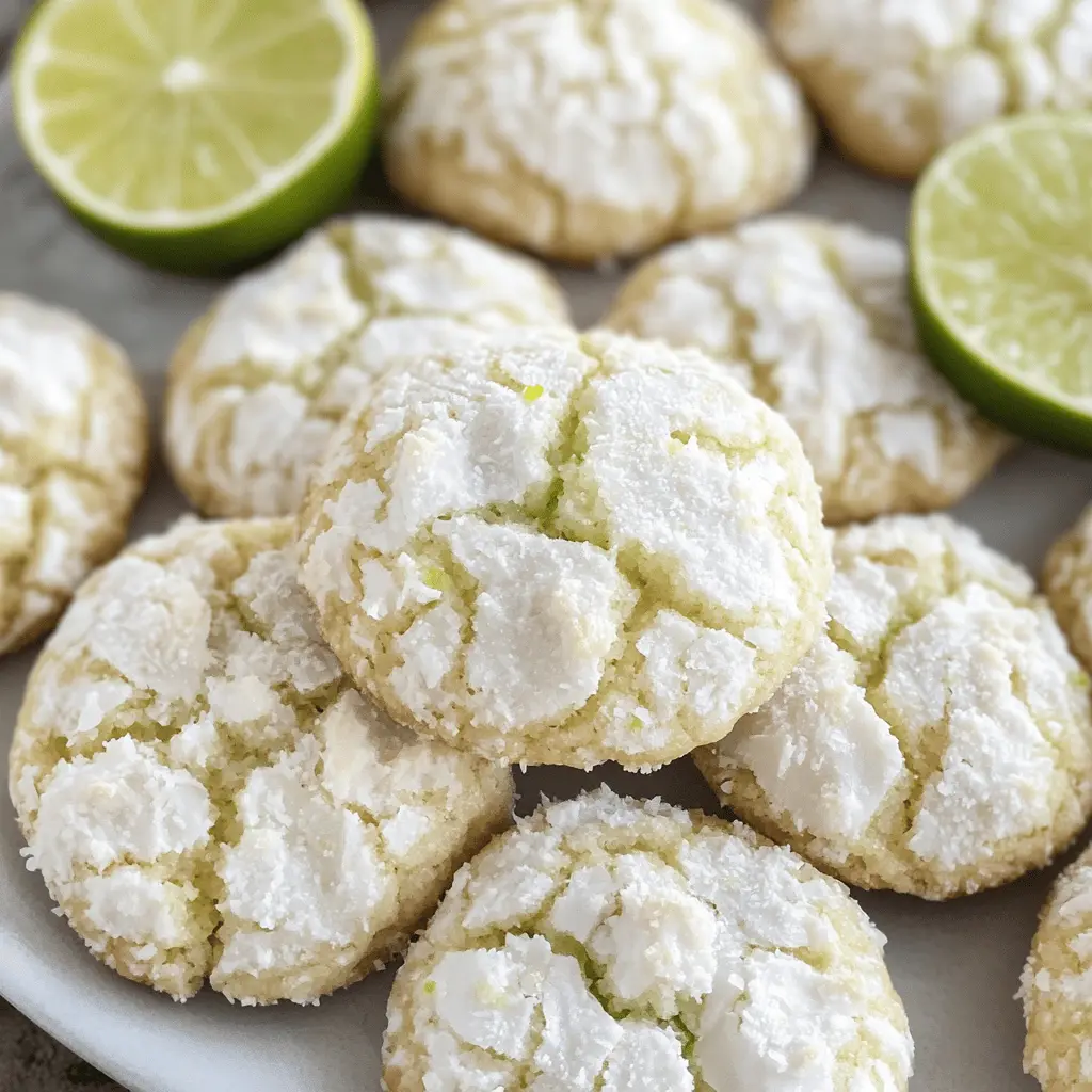 These Coconut Key Lime Crinkle Cookies are a sunshine-filled treat with a perfect blend of zesty lime and sweet coconut! Their chewy texture and sugary coating make them irresistible. Perfect for sharing at parties, picnics, or just a cozy afternoon at home. Save this recipe for your next baking adventure and bring a tropical twist to your dessert table!