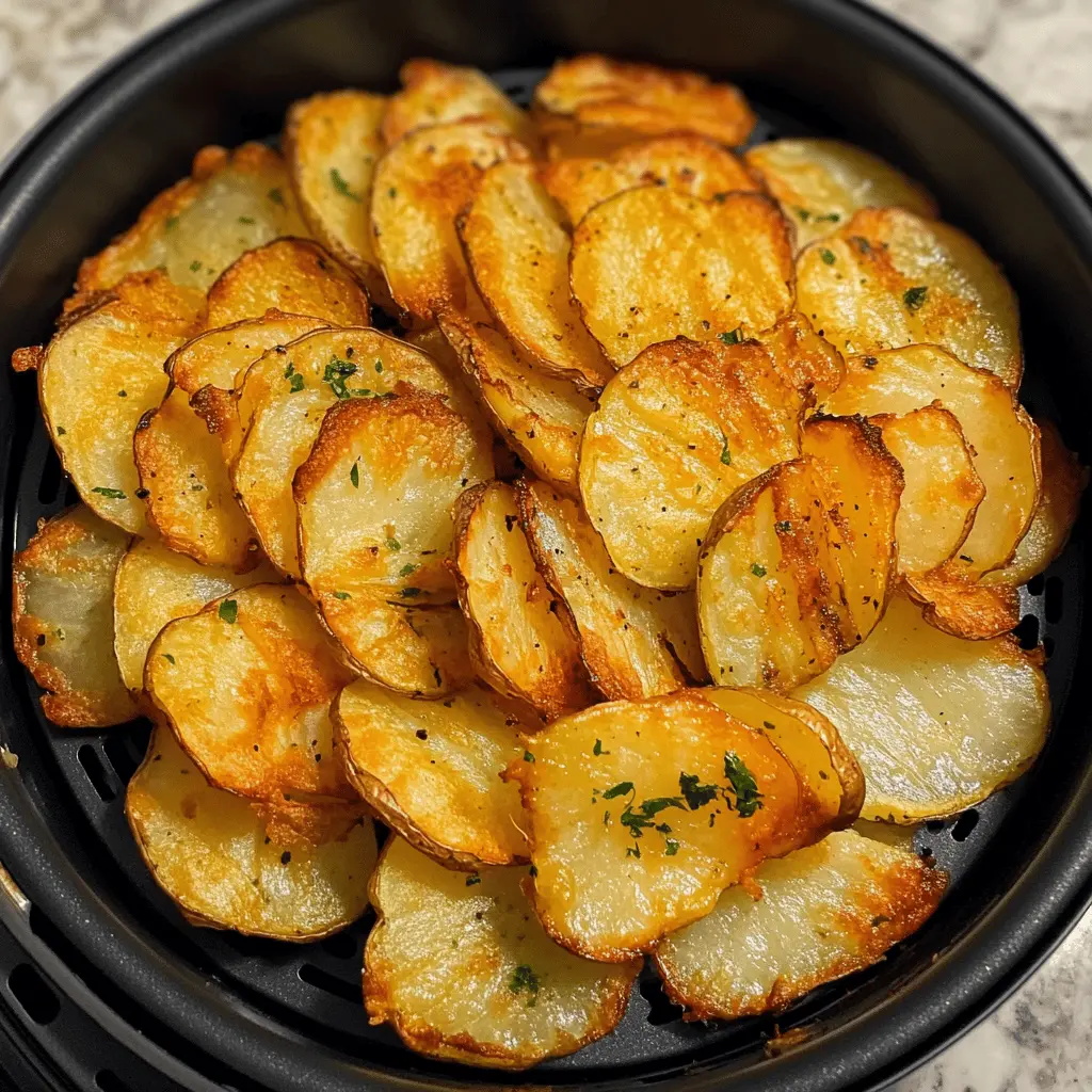 Looking for a quick and easy side dish? These crispy sliced potatoes made in the air fryer are the perfect addition to any meal! With their golden edges and soft centers, they're seasoned to perfection for that irresistible flavor. Save this recipe for your next family dinner or weekend gathering! You'll want to keep this one handy!