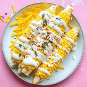 This easy elote recipe is a delightful twist on classic Mexican street corn! Juicy, grilled corn is slathered in a creamy sauce made from mayo, sour cream, and spices. Topped with fresh cilantro and a sprinkle of cotija cheese, it’s perfect for barbecues, parties, or a tasty weeknight treat! Save this recipe for your next cookout and impress your friends and family!
