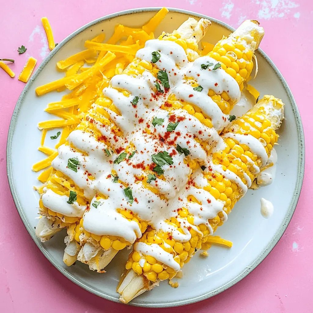This easy elote recipe is a delightful twist on classic Mexican street corn! Juicy, grilled corn is slathered in a creamy sauce made from mayo, sour cream, and spices. Topped with fresh cilantro and a sprinkle of cotija cheese, it’s perfect for barbecues, parties, or a tasty weeknight treat! Save this recipe for your next cookout and impress your friends and family!