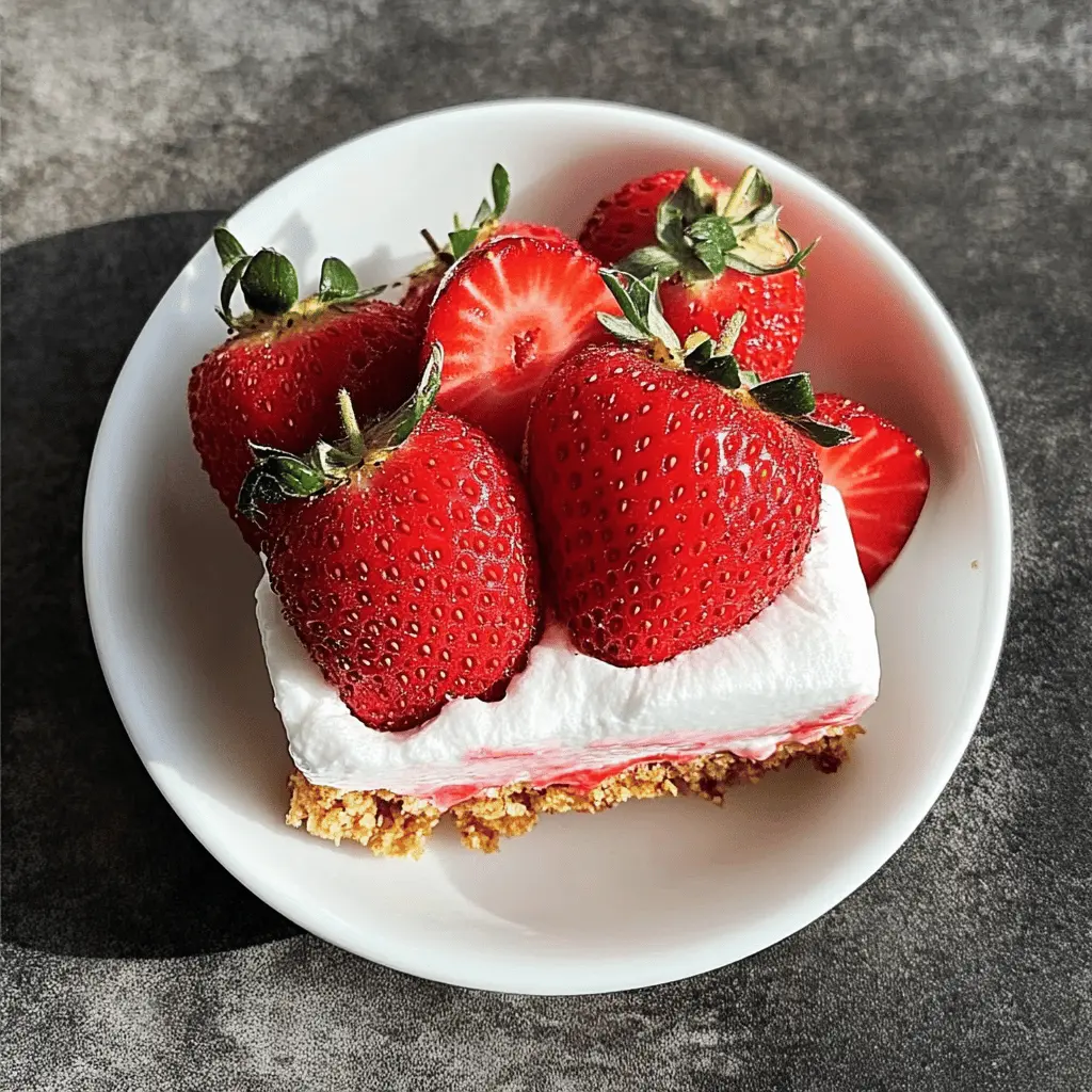 This Fresh Strawberry Yum Yum is a delightful treat bursting with juicy flavor! Made with simple ingredients, it combines fresh strawberries and creamy layers for an irresistible dessert. Perfect for spring gatherings or a cozy night in. Save this easy recipe for your next celebration or weeknight indulgence!