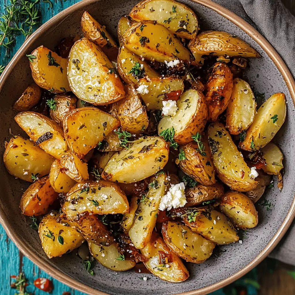 Get ready to bring the taste of Greece to your table with these Greek Roasted Potatoes! Bursting with flavors from lemon, garlic, and fresh herbs, these crispy potatoes are the perfect side for any meal. Save this recipe for your next family dinner or cozy gathering, and impress your loved ones with a delightful dish everyone will enjoy!