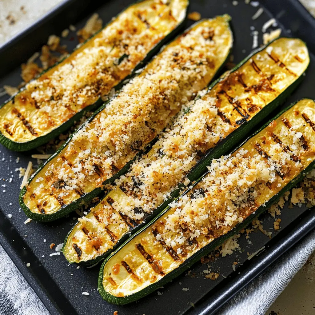 Fire up your grill for this easy and delicious Grilled Zucchini with Parmesan! This dish highlights the beloved flavors of fresh zucchini topped with melty, savory parmesan cheese. Perfect for summer barbecues or weeknight dinners, it adds a nutritious twist to any meal. Save this recipe now to impress your family and friends at your next gathering!
