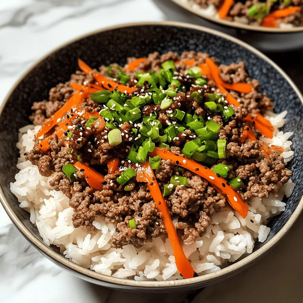 Get ready to enjoy these Ground Beef Teriyaki Rice Bowls that are packed with flavor and topped with fresh veggies! This quick and easy recipe features tender beef coated in a delicious teriyaki sauce, served over fluffy rice. Perfect for busy weeknights or meal prep! Don’t forget to save this recipe for a tasty dinner idea!