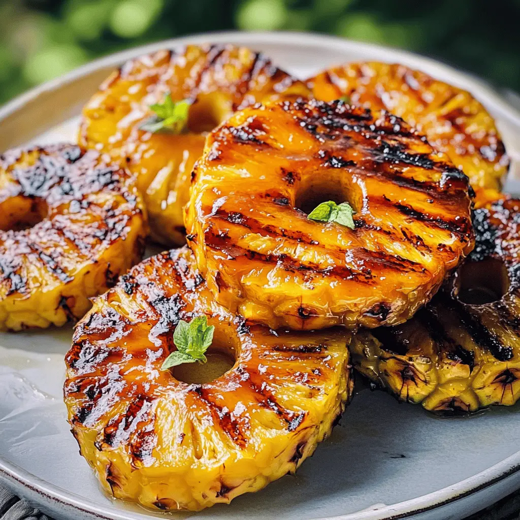 Sweet, juicy pineapple takes center stage with this Honey Glazed Grilled Pineapple recipe! The perfect blend of caramelized honey and smoky grill flavors creates a delightful treat that’s great for summer BBQs or as a tasty dessert. Save this recipe to impress your guests at your next gathering or enjoy it as a simple yet delicious snack!
