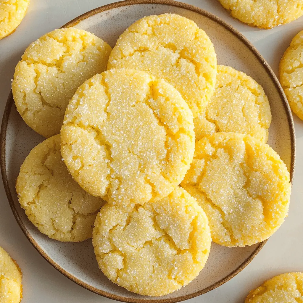 Brighten your day with these delightful Lemon Sugar Cookies! Made with zesty lemon zest and a hint of sweetness, these cookies are perfect for any occasion. They're soft, chewy, and sure to please everyone. Save this recipe for your next gathering or a cozy afternoon treat!