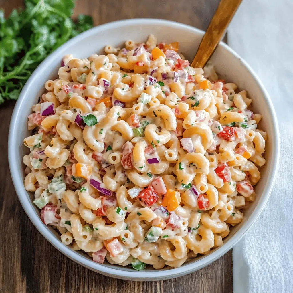 Put a twist on your traditional macaroni salad with this vibrant Mexican Macaroni Salad! Packed with fresh veggies, zesty cilantro, and creamy avocado, it’s perfect for potlucks and summer picnics. Save this recipe for an easy side dish that will delight your taste buds! Ideal for BBQs and family gatherings.