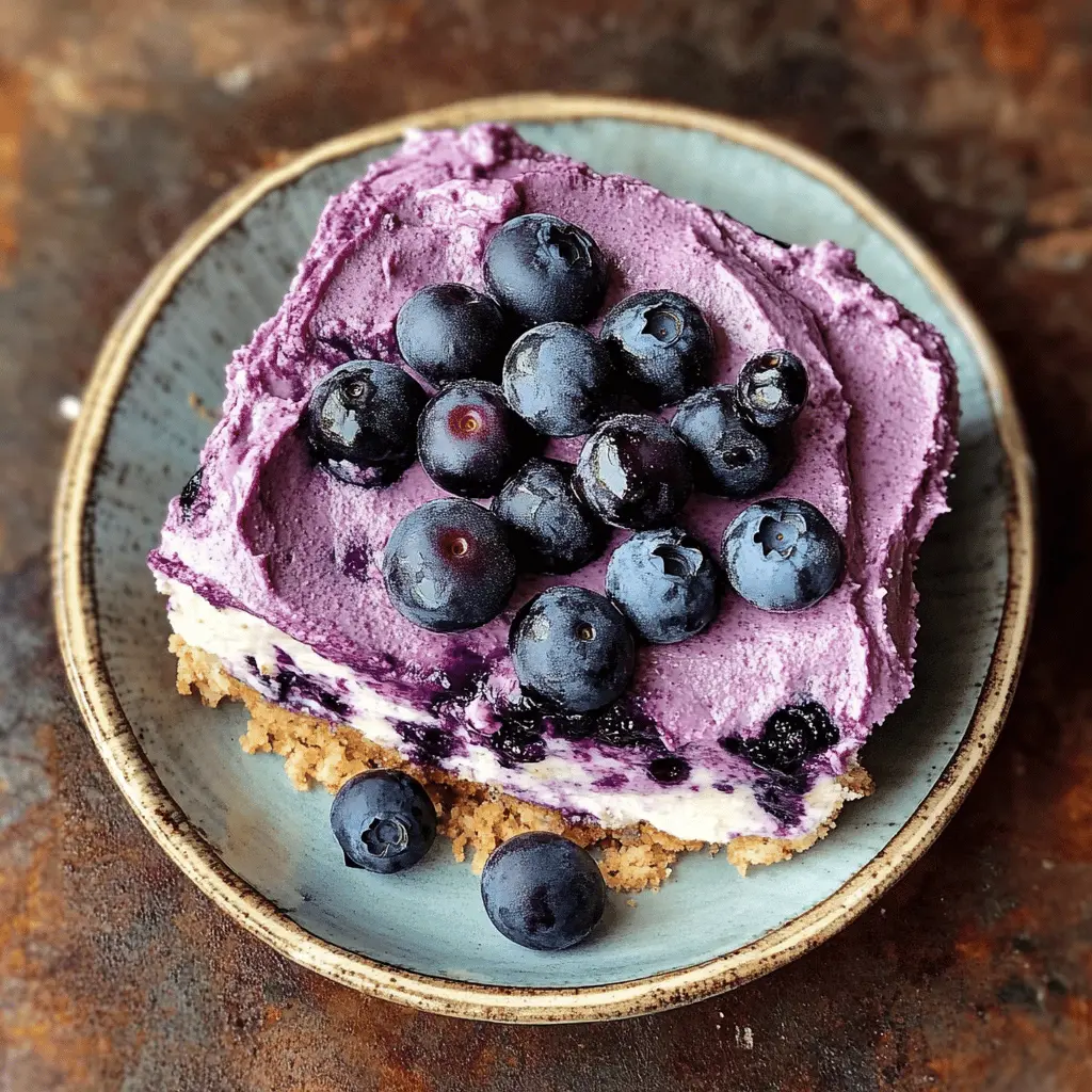 This No-Bake Blueberry Yum Yum is the perfect blend of creamy, fruity, and sweet! Featuring rich layers of cream cheese, blueberry pie filling, and a crunchy crust, it's a delightful dessert that requires no oven time. Perfect for potlucks or summer gatherings, save this recipe for an easy yet impressive treat everyone will love!