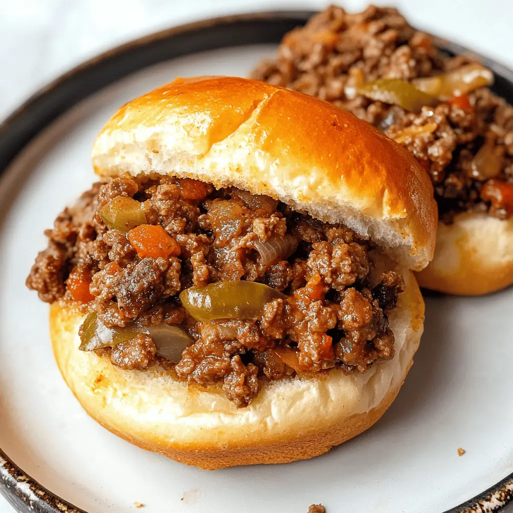 Get ready for a flavor-packed twist on a classic! These Philly Cheesesteak Sloppy Joes are loaded with savory beef, melted cheese, and a medley of peppers. Perfect for a weeknight dinner or a casual gathering, this easy recipe will satisfy everyone at the table. Save this pin to whip up a crowd-pleaser at your next cookout or family night!