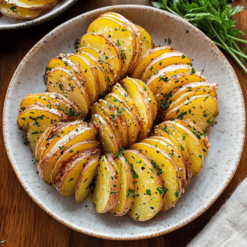 These sliced baked potatoes are a simple yet delightful side dish! With their crispy edges and tender centers, they bring warmth to any meal. Made with fresh herbs and seasonings, they’re perfect for family dinners or gatherings. Save this recipe for your next barbecue or cozy night in!