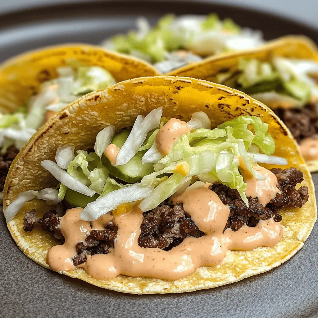 Get ready for a tasty twist on your favorite comfort foods with these Smash Burger Tacos! Juicy beef patties meet fresh tortillas, loaded with all the toppings you love. Perfect for a fun dinner or a game day treat, these tacos will satisfy your hunger and impress your guests. Save this recipe for your next taco night!