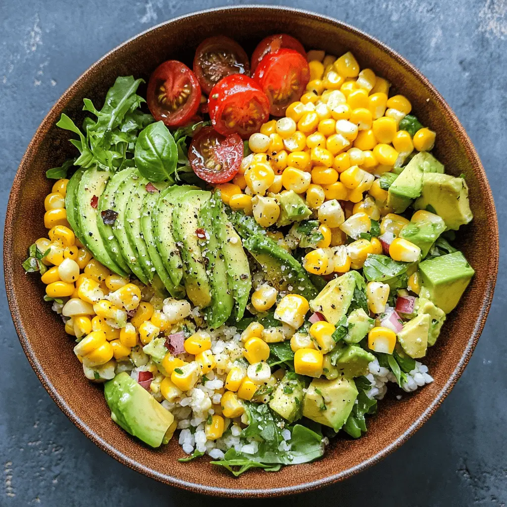 Brighten your summer gatherings with this vibrant Corn Salad with Avocado! Loaded with fresh corn, creamy avocado, and zesty lime dressing, it’s perfect for BBQs or picnics. This refreshing salad is not only quick to make but also a delicious way to enjoy seasonal produce. Save this recipe for your next outdoor party and impress your guests!