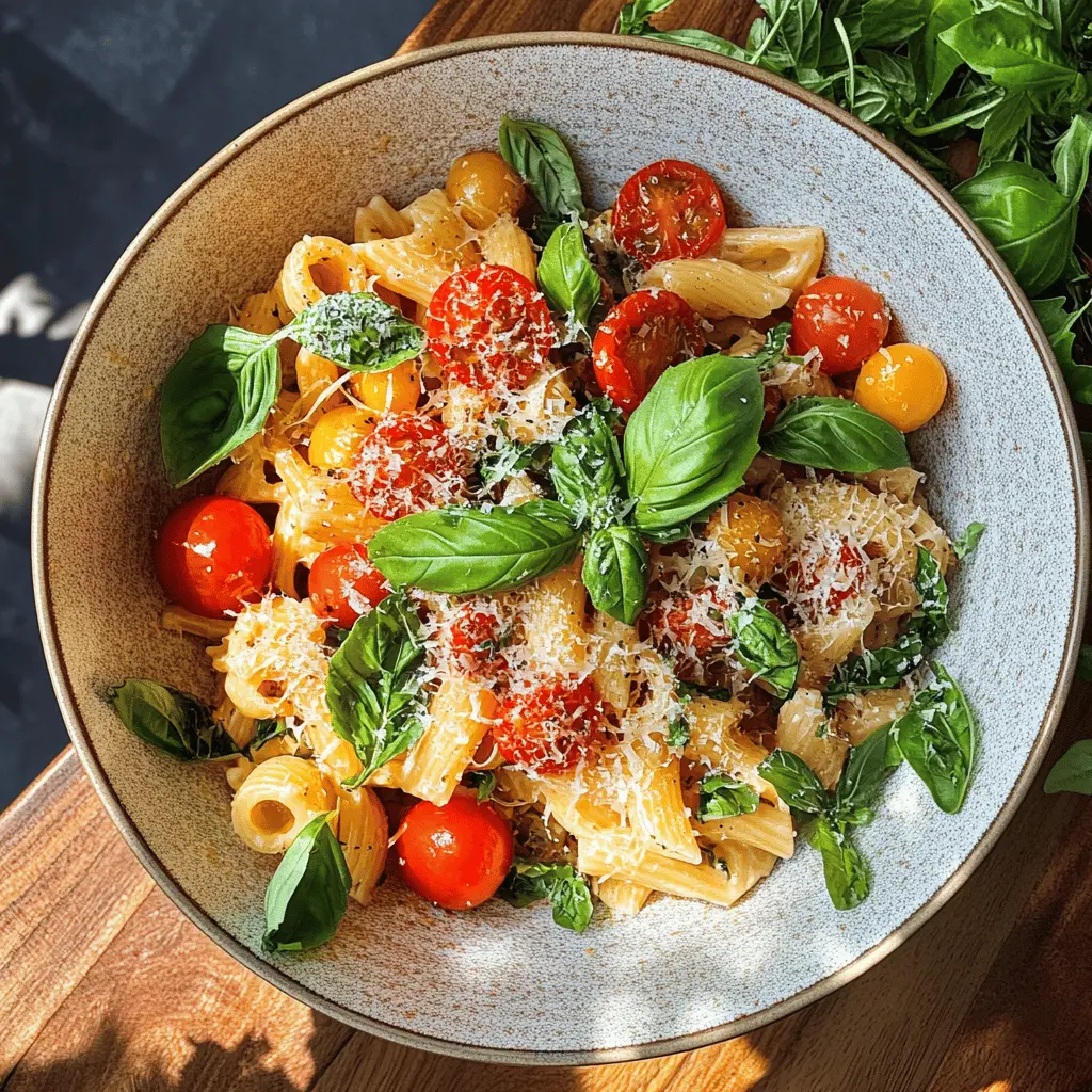 Brighten your dinner table with this delightful Summer Garden Pasta! Featuring fresh tomatoes, basil, and zucchini, this seasonal dish is just bursting with flavor. Perfect for a quick weeknight meal or a casual gathering with friends. Save this recipe to enjoy a taste of summer anytime!