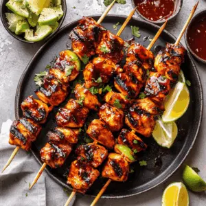 Fire up the grill for juicy BBQ Chicken Skewers that everyone will love! These skewers are packed with tender chicken marinated in a tantalizing BBQ sauce, making them perfect for summer gatherings or weeknight dinners. Save this easy recipe to impress your family and friends at your next cookout!