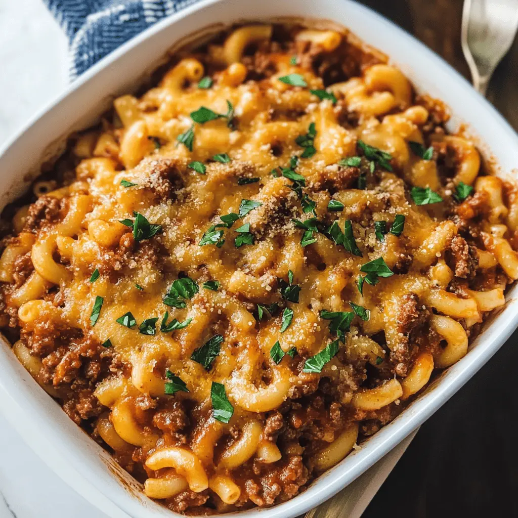 Say goodbye to store-bought meals with this mouthwatering homemade Beefaroni recipe! Featuring tender pasta and a rich beefy tomato sauce, it’s a comforting favorite that you can whip up in no time. Perfect for family dinners or meal prep, save this classic dish for an easy weeknight dinner or cozy gatherings!
