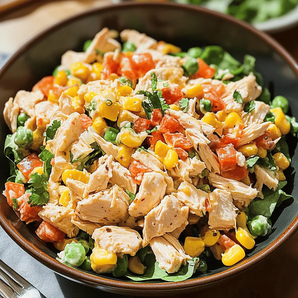 Easy Mexican Chicken Salad Recipe