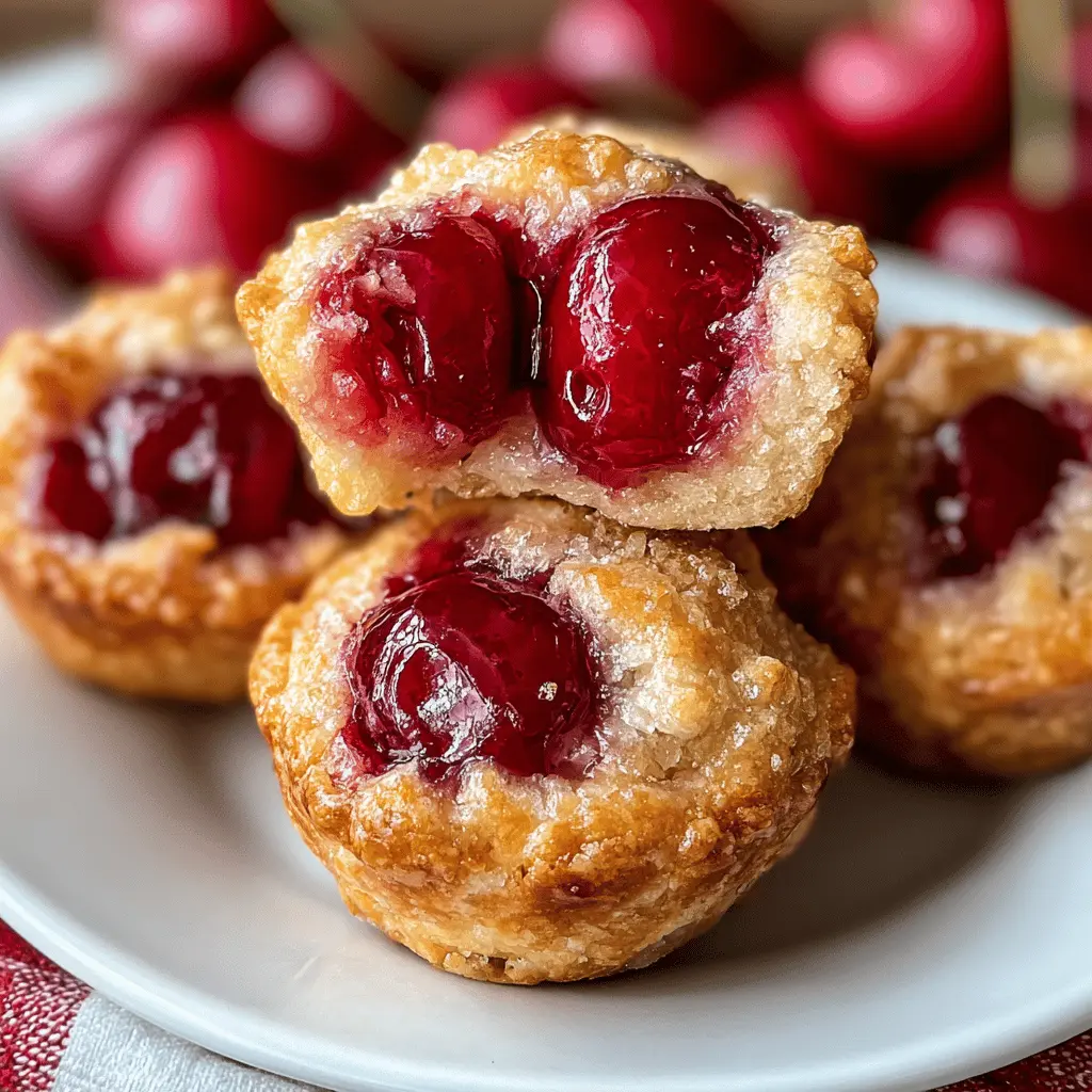 Easy Cherry Pie Bites Recipe for Dessert