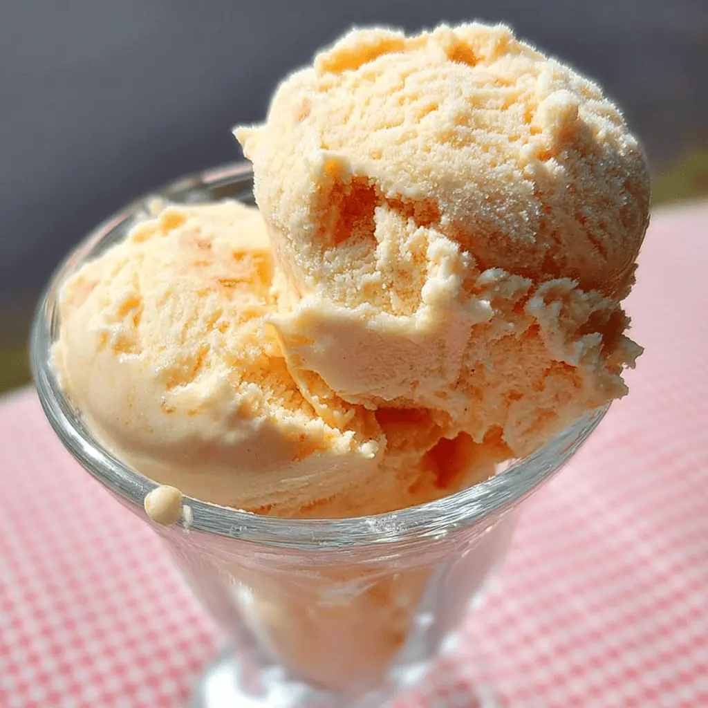Easy Fresh Georgia Peach Ice Cream Recipe