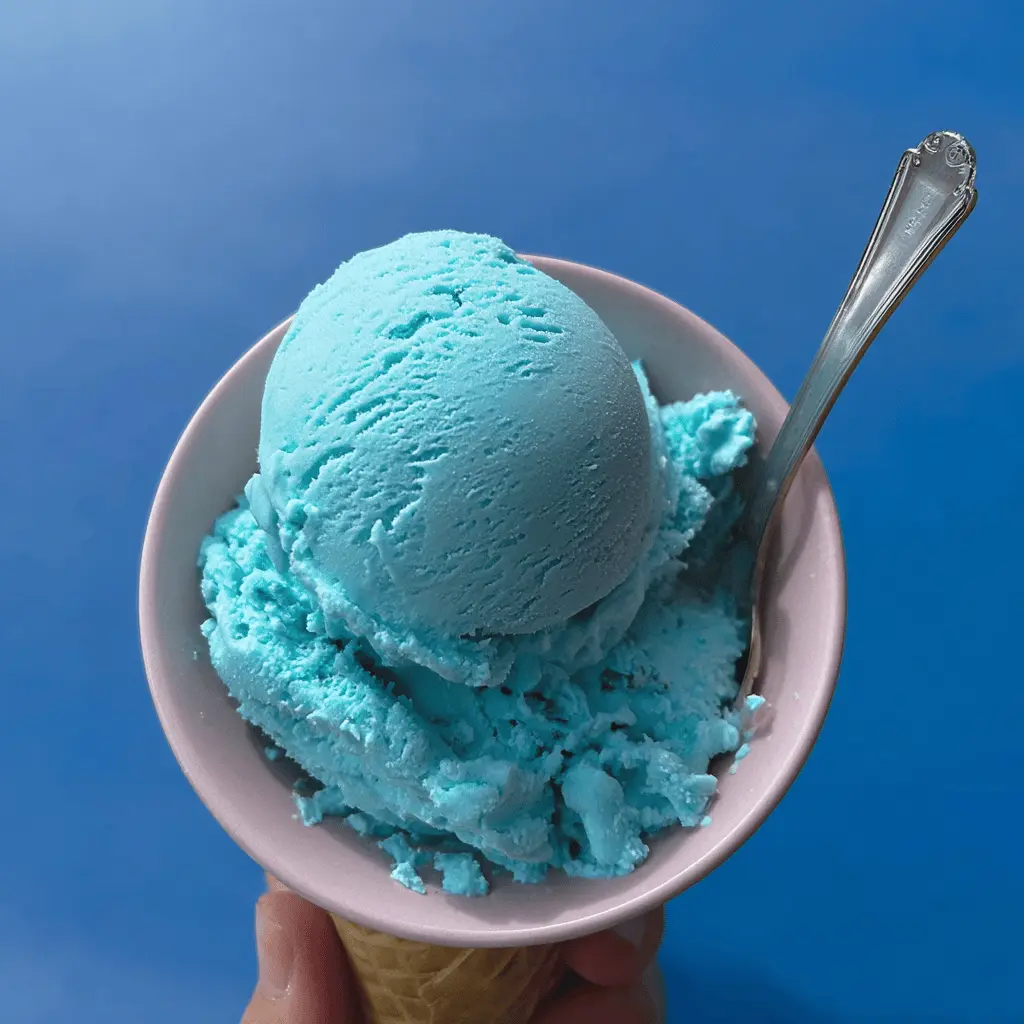 Easy Homemade Blue Moon Ice Cream Recipe