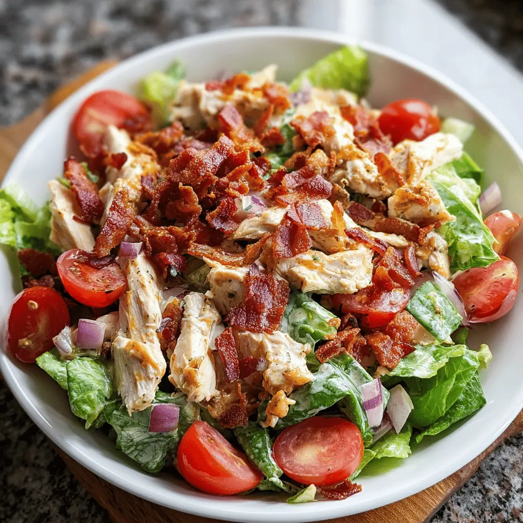 Easy BLT Chicken Salad Recipe