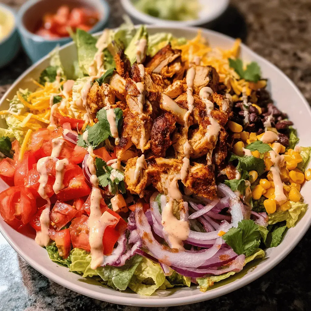 Easy Spicy Southwest Chicken Salad Recipe