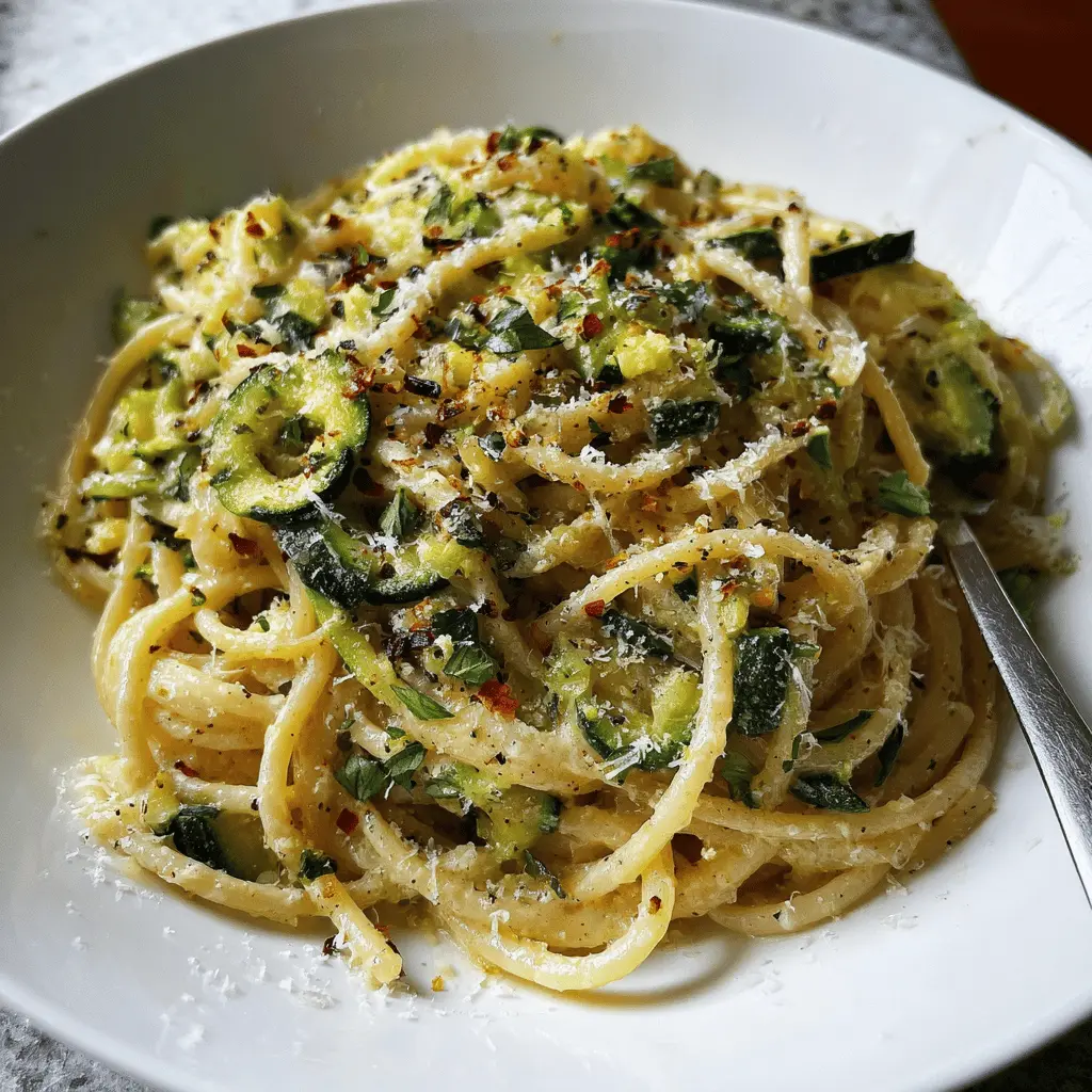 Easy Zucchini Butter Pasta Recipe