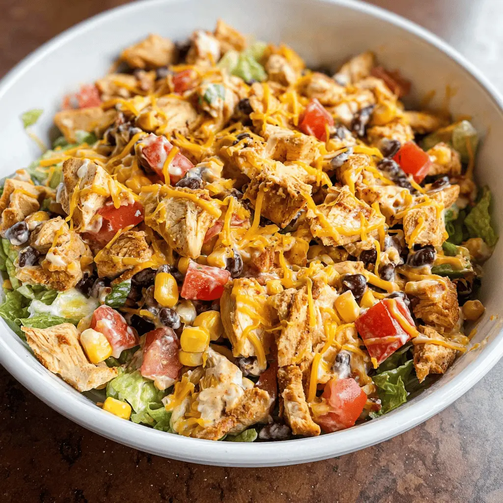 Easy Southwest Chicken Salad Recipe