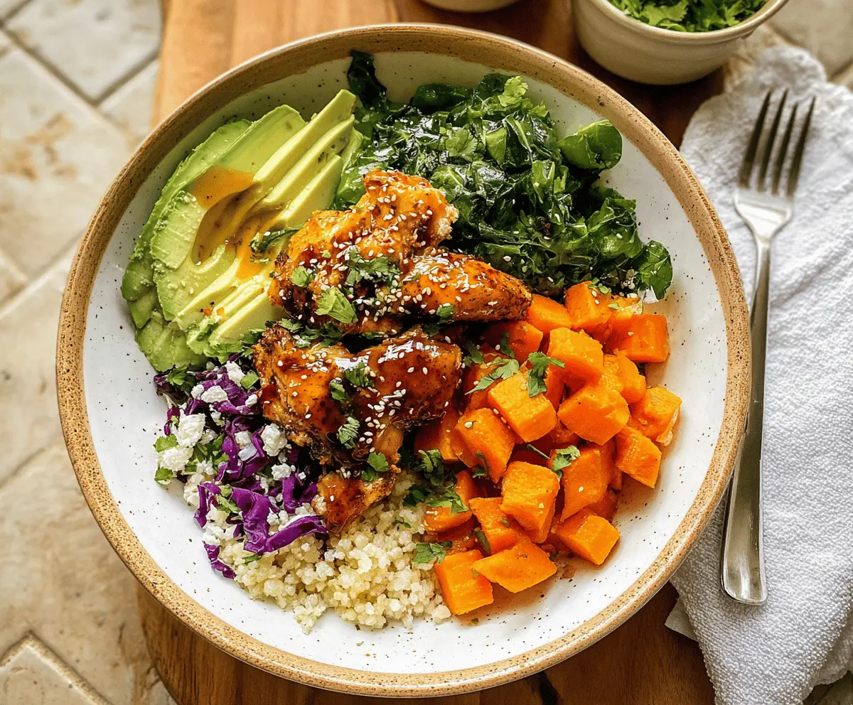 Easy Hot Honey Chicken Bowls Recipe