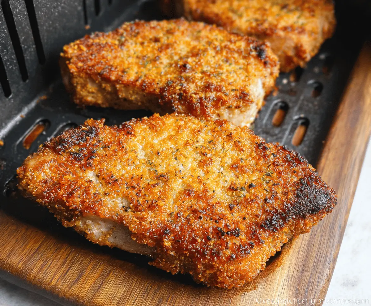 Easy Crispy Air Fryer Pork Chops Recipe