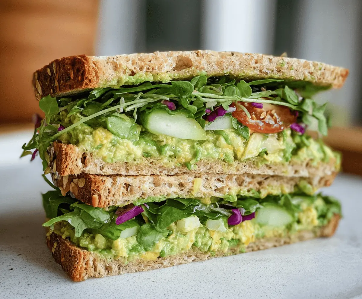 Easy Green Goddess Salad Sandwich Recipe