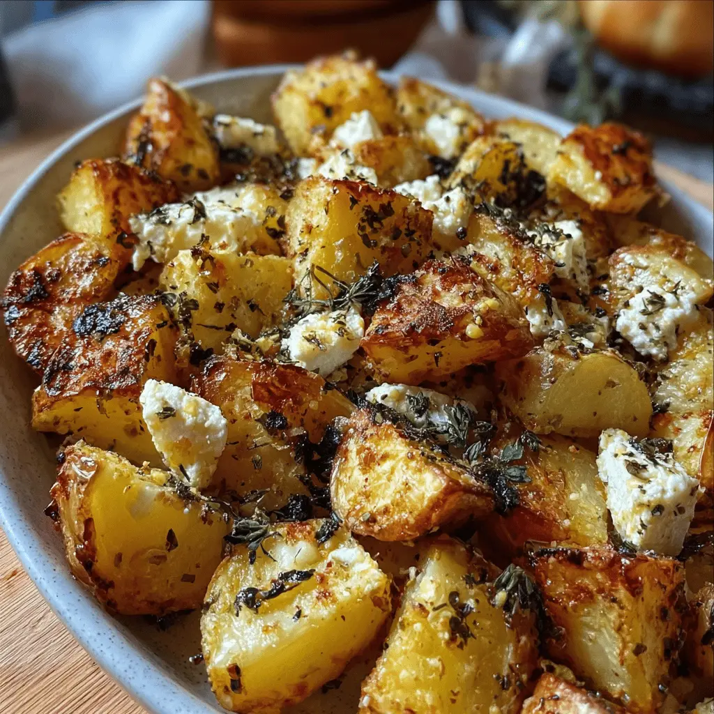 Easy Baked Feta Potatoes with Garlic