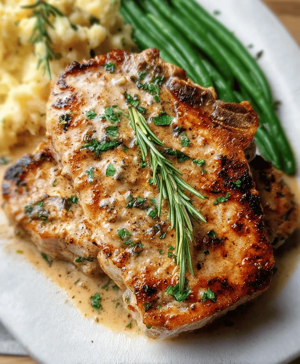 Creamy Boursin Cheese Pork Chops Recipe