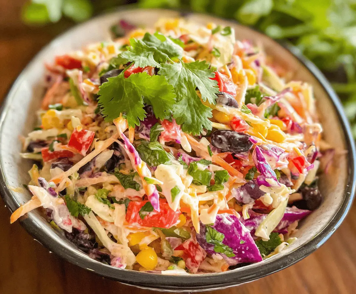 Easy Mexican Coleslaw Recipe for Tacos