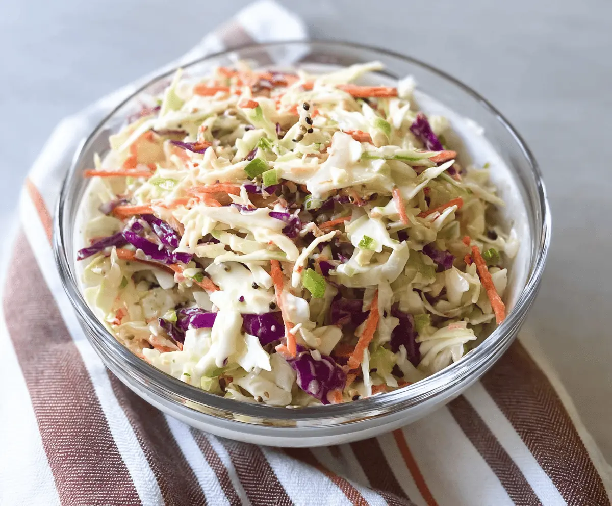 Easy Creamy Coleslaw Recipe for Pulled Pork