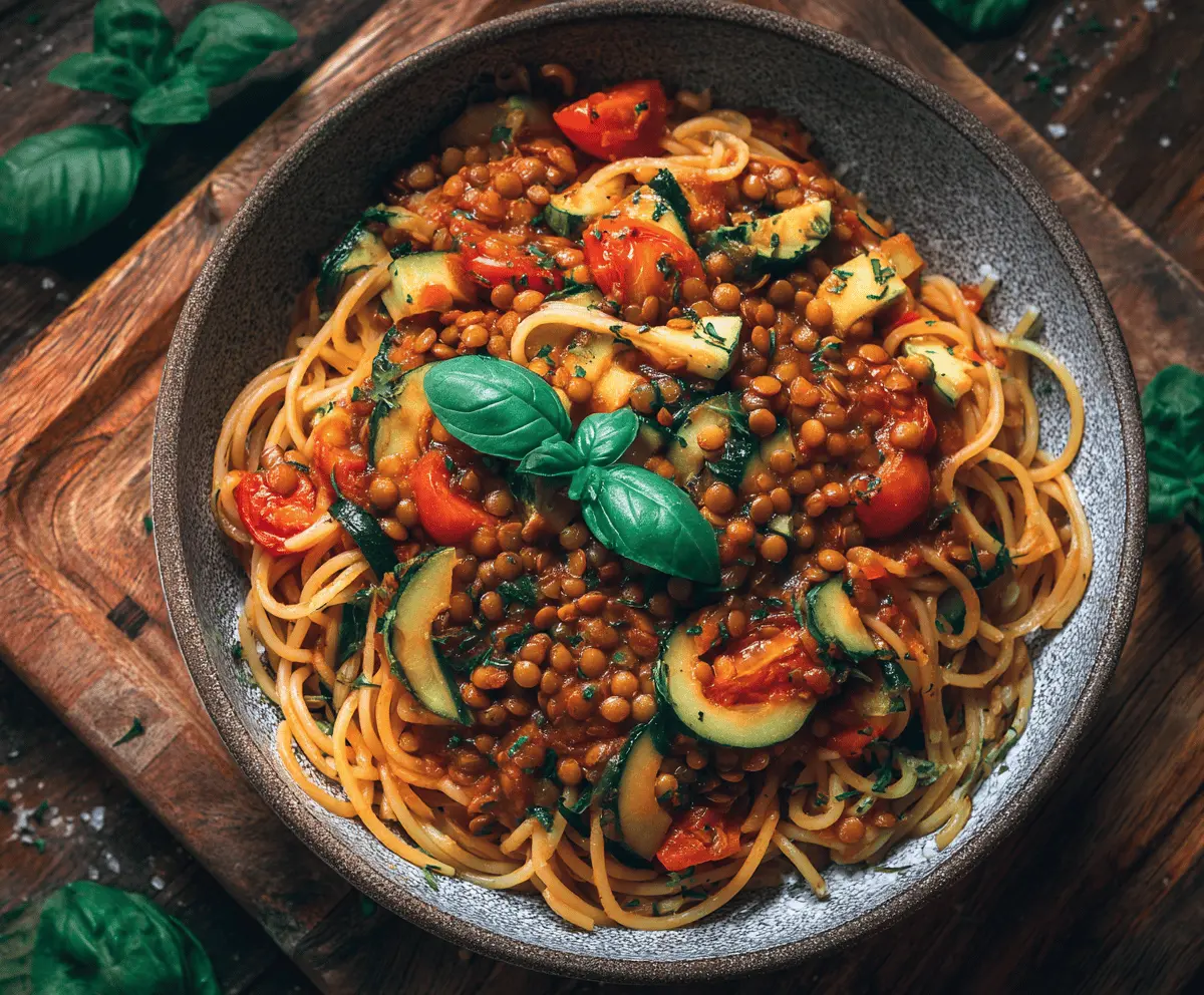 Vegan Lentil Spaghetti