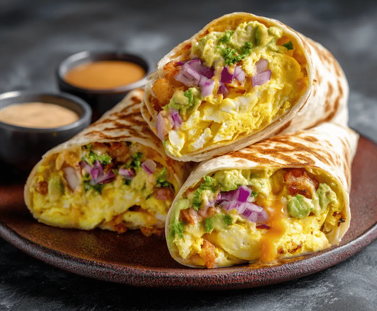 Breakfast Burritos with Eggs