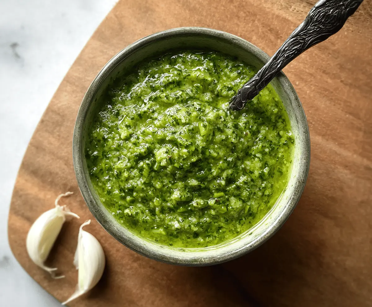 Easy Garlic Scape Pesto Recipe for Beginners