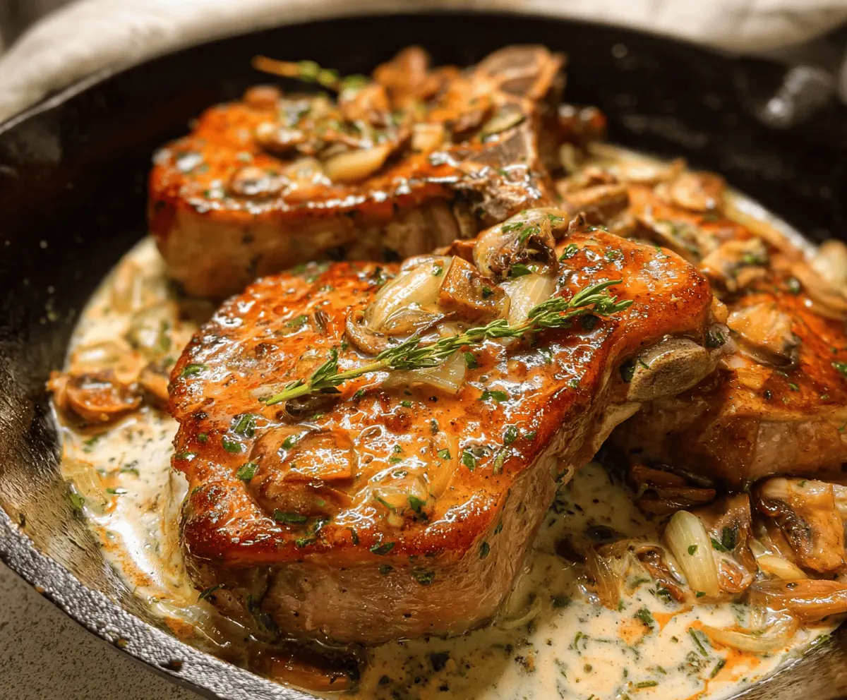 Easy Keto Smothered Pork Chops Recipe