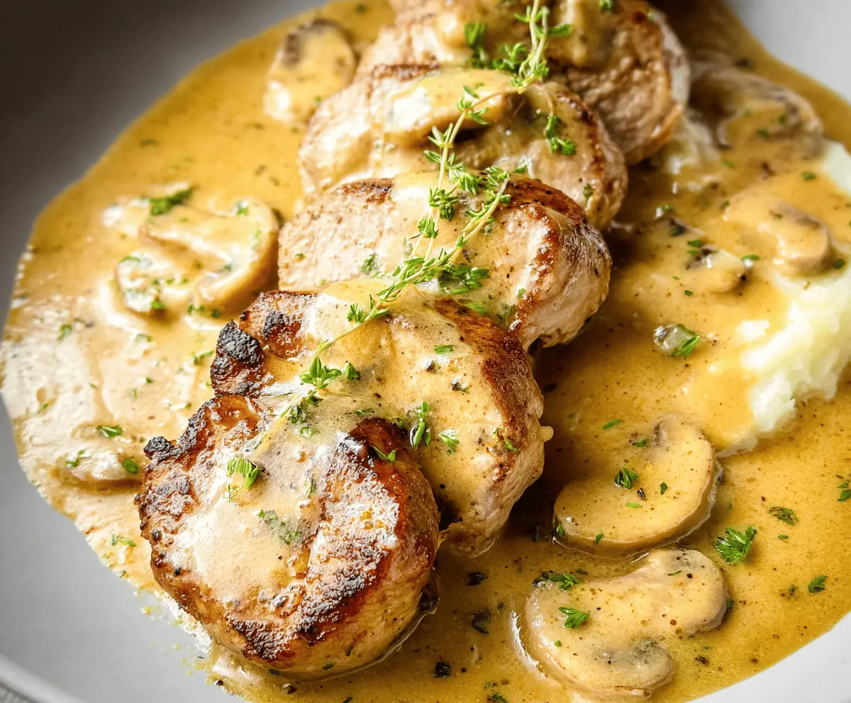 Creamy Pork Tenderloin Recipe Easy and Delicious