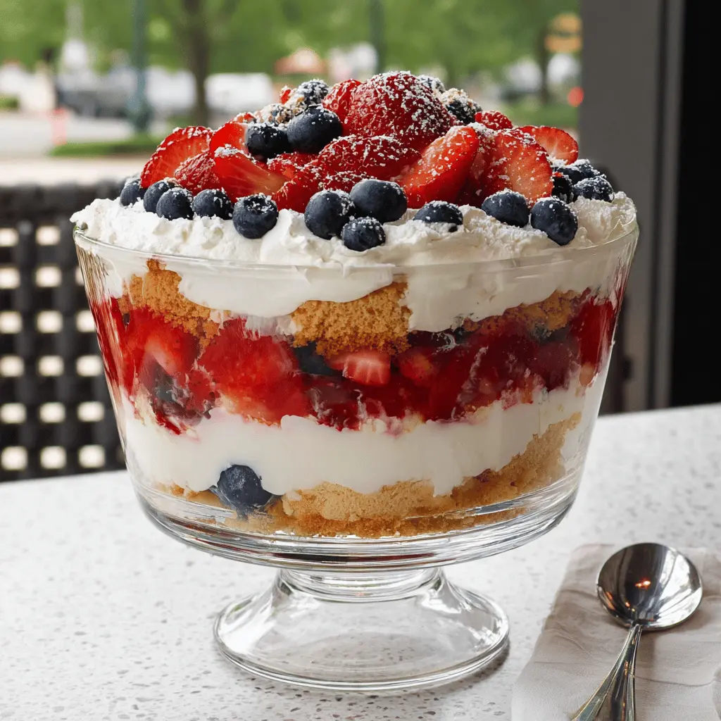 Easy 4th of July Trifle Recipe