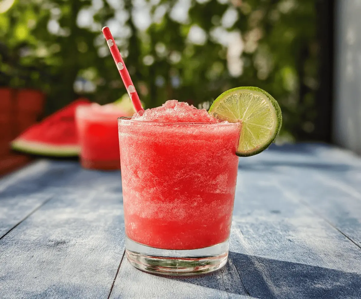 Refreshing Frozen Watermelon Daiquiri Recipe