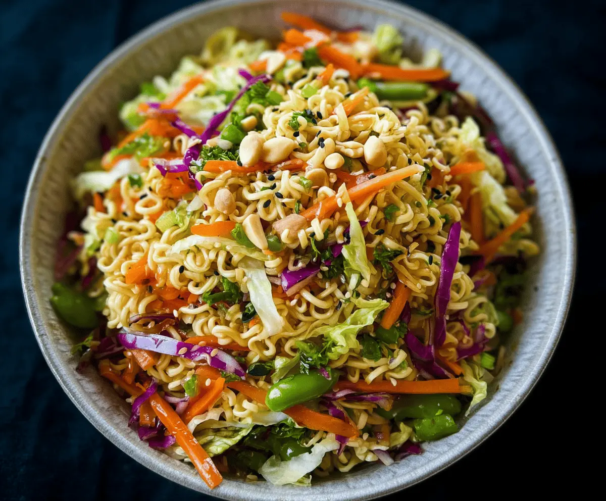 Crunchy Ramen Noodle Salad Recipe