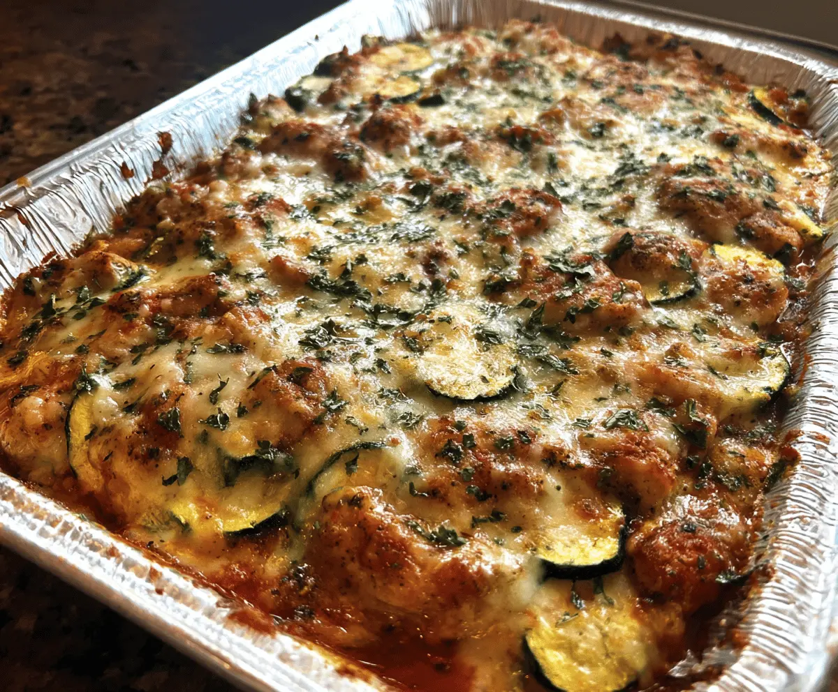 Easy Italian Chicken and Zucchini Bake Recipe